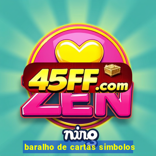 baralho de cartas simbolos